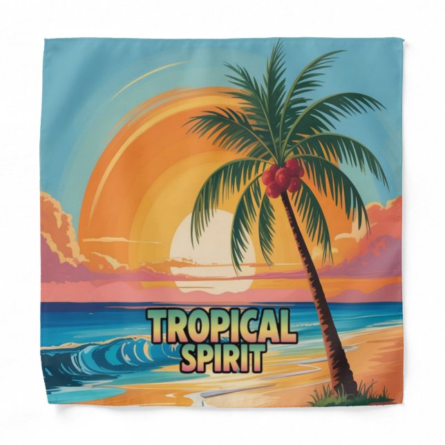 Tropical Spirit Bandana (Front)