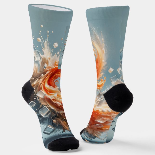 Tropical Splash Socks (Angled)
