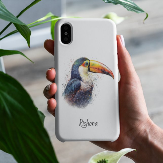 Tropical Splendor Toucan, custom Case-Mate iPhone Case (Creator Uploaded)