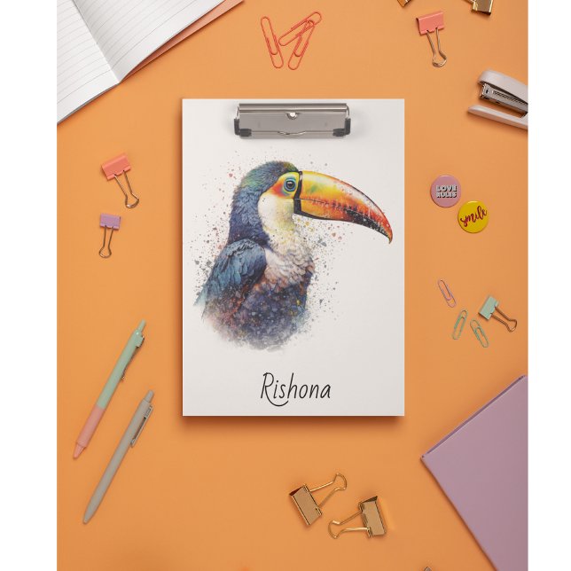 Tropical Splendor Toucan, custom Clipboard (Creator Uploaded)