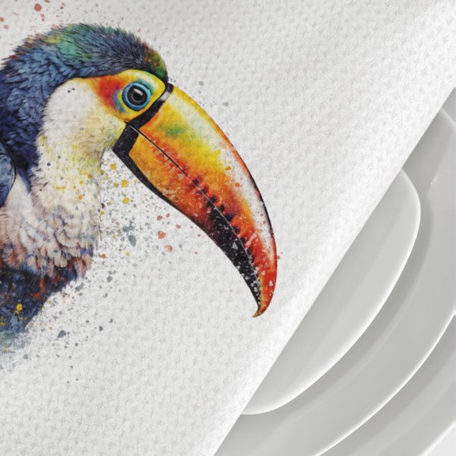 Tropical Splendor Toucan Kitchen Towel (Creator Uploaded)