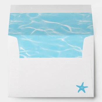 Tropical Starfish Envelope by ChristmasBellsRing at Zazzle