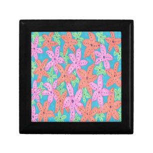 Tropical Starfish Pattern Gift Box