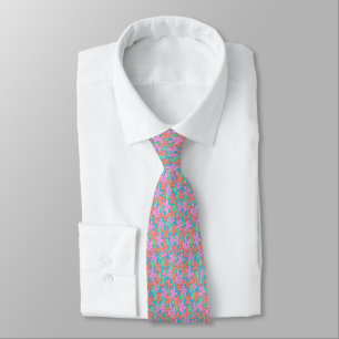Tropical Starfish Pattern Tie