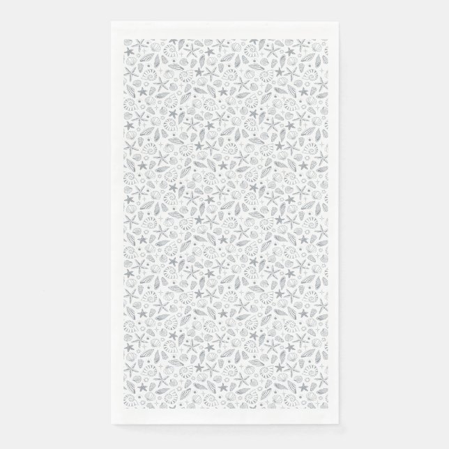 Tropical State Of Mind, All Year Long Paper Guest Towels (Front)