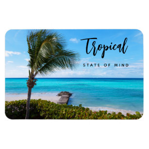 Tropical State of Mind Scenic Ocean View Magnet