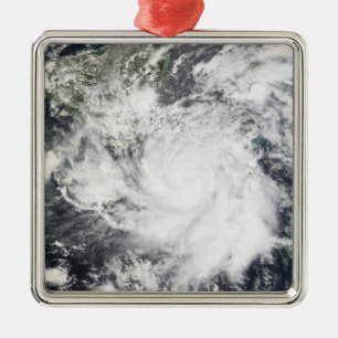 Tropical Storm Alma Metal Ornament
