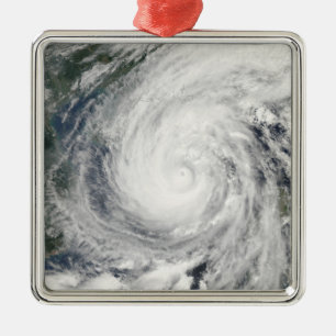 Tropical Storm Chanchu Metal Ornament