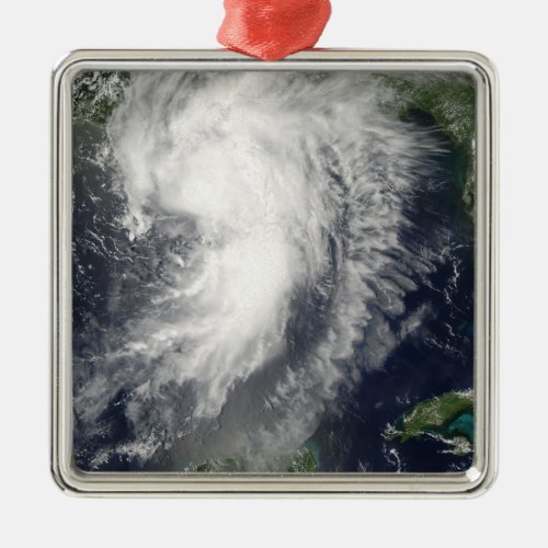 Tropical Storm Cindy Metal Ornament