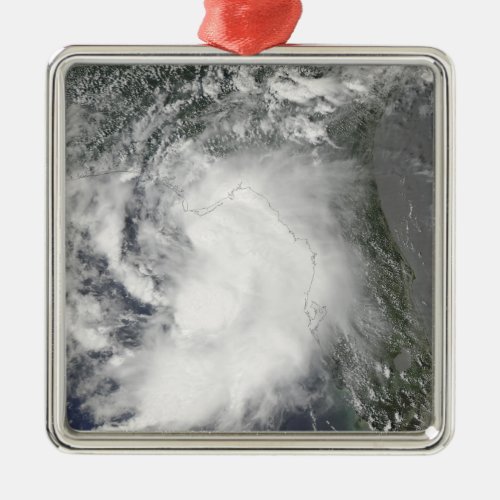 Tropical Storm Claudette Metal Ornament