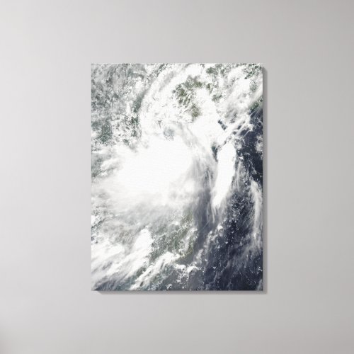 Tropical storm Conson approaching Vietnam Canvas Print