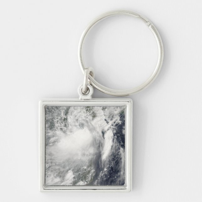 Tropical storm Conson approaching Vietnam Keychain (Front)