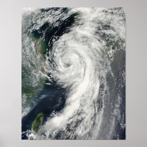 Tropical Storm Dianmu Poster