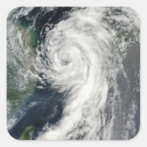 Tropical Storm Dianmu Square Sticker