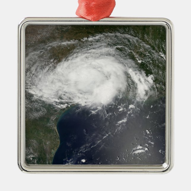 Tropical Storm Edouard 2 Metal Ornament (Front)