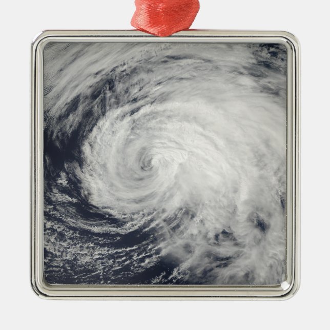 Tropical Storm Ele in the central Pacific Metal Ornament (Front)