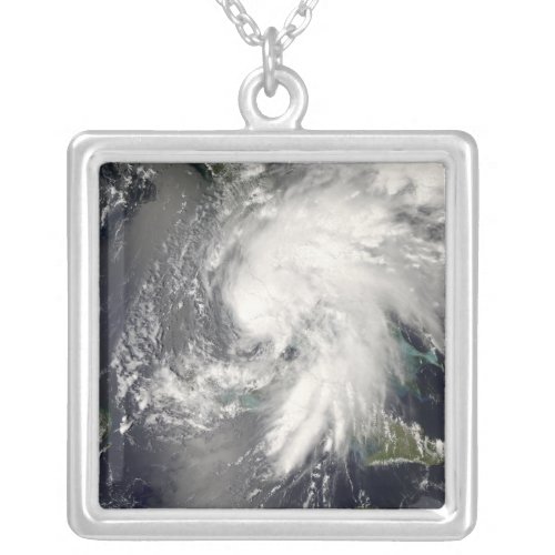 Tropical Storm Fay 2 Silver Plated Necklace