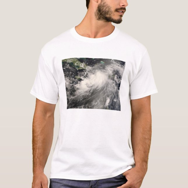 Tropical Storm Gustav in the Caribbean Sea T-Shirt (Front)