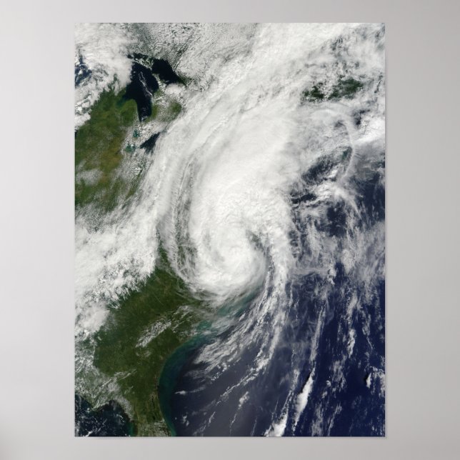 Tropical Storm Hanna over the East Coast 2 Poster (Front)