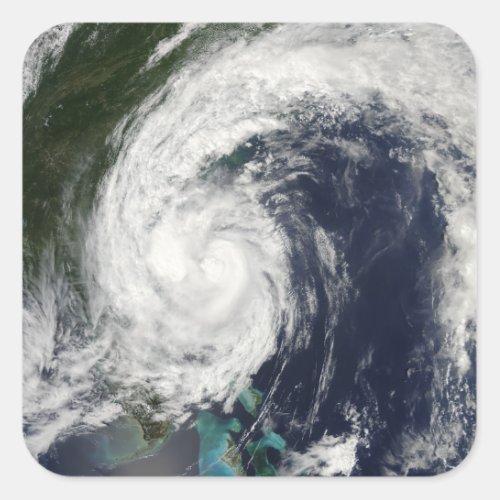 Tropical Storm Hanna over the East Coast Square Sticker