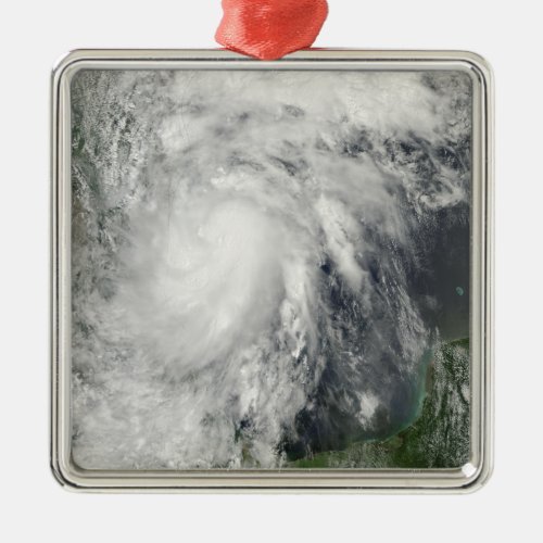 Tropical Storm Hermine in the Gulf of Mexico Metal Ornament