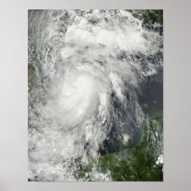 Tropical Storm Hermine in the Gulf of Mexico Poster (Front)