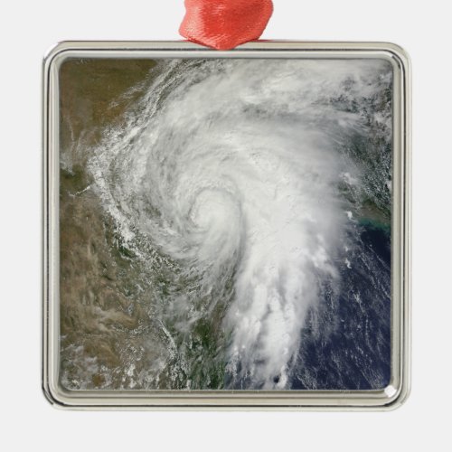 Tropical Storm Hermine over Texas Metal Ornament