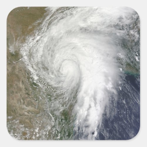 Tropical Storm Hermine over Texas Square Sticker