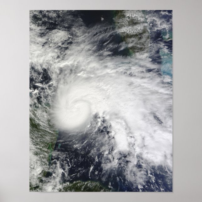 Tropical Storm Ida in the Caribbean Sea 2 Poster (Front)