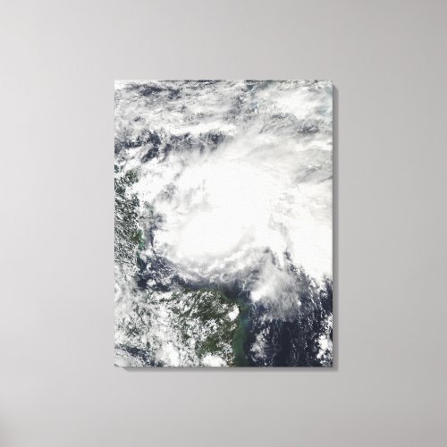 Tropical Storm Ida in the Caribbean Sea Canvas Print