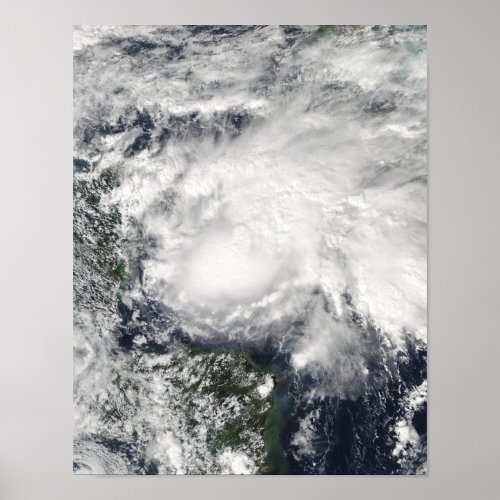 Tropical Storm Ida in the Caribbean Sea Poster