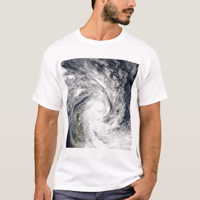 Tropical Storm Jade coming ashore over Madagasc T-Shirt (Front)