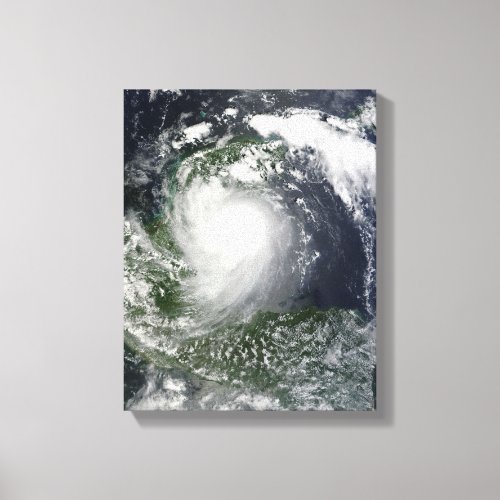 Tropical Storm Karl over the Yucatan Peninsula Canvas Print