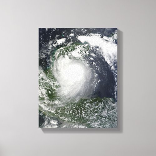 Tropical Storm Karl over the Yucatan Peninsula Canvas Print