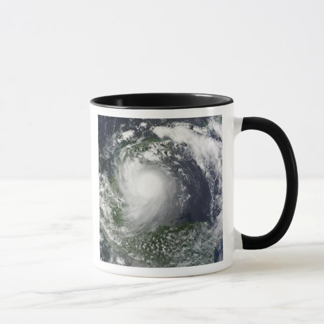 Tropical Storm Karl over the Yucatan Peninsula Mug (Right)