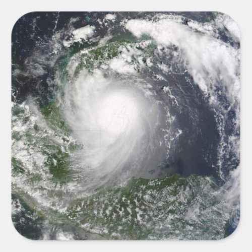 Tropical Storm Karl over the Yucatan Peninsula Square Sticker