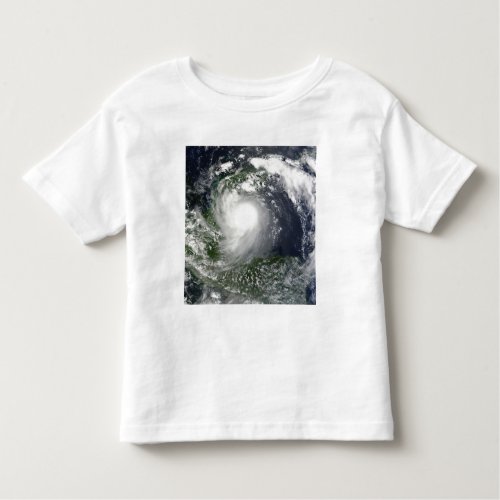 Tropical Storm Karl over the Yucatan Peninsula Toddler T_shirt