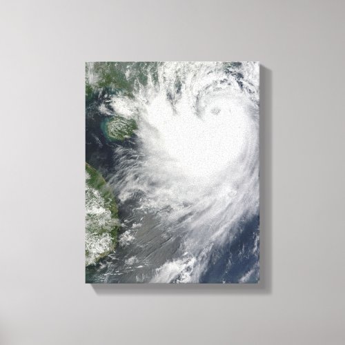 Tropical Storm Koppu nearing landfall Canvas Print