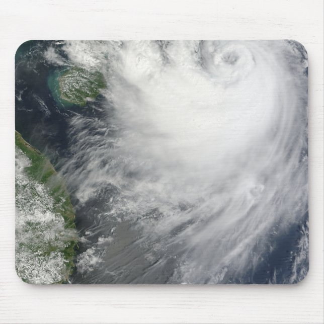 Tropical Storm Koppu nearing landfall Mouse Pad (Front)
