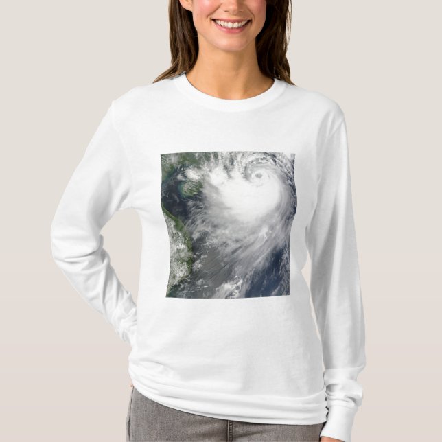 Tropical Storm Koppu nearing landfall T-Shirt (Front)