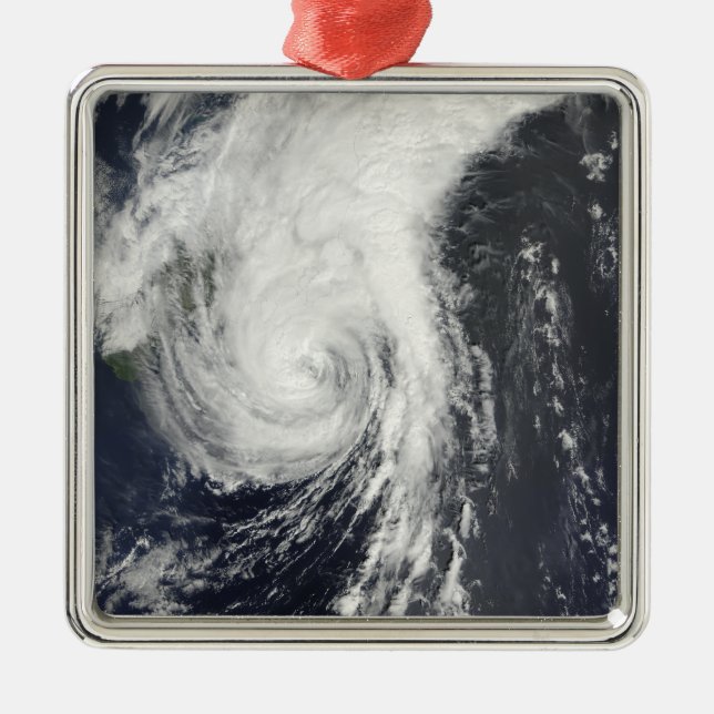 Tropical Storm Krovanh Metal Ornament (Front)