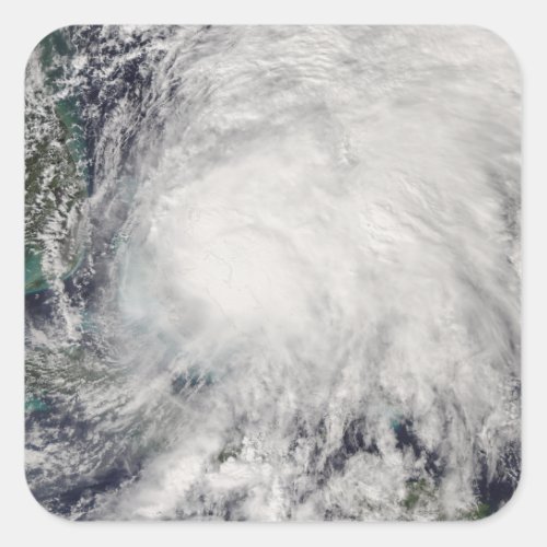 Tropical Storm Noel over the Bahamas Square Sticker