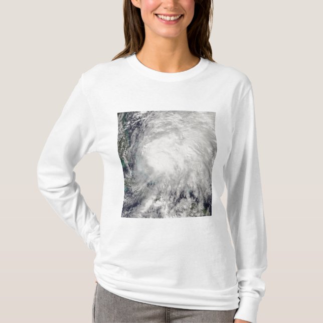 Tropical Storm Noel over the Bahamas T-Shirt (Front)