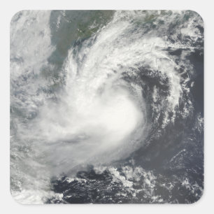 Tropical Storm Parma approaching China and Viet Square Sticker