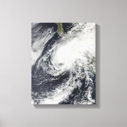 Tropical Storm Rick approaching Mexico Canvas Print
