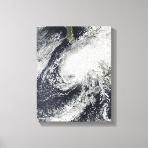 Tropical Storm Rick approaching Mexico Canvas Print