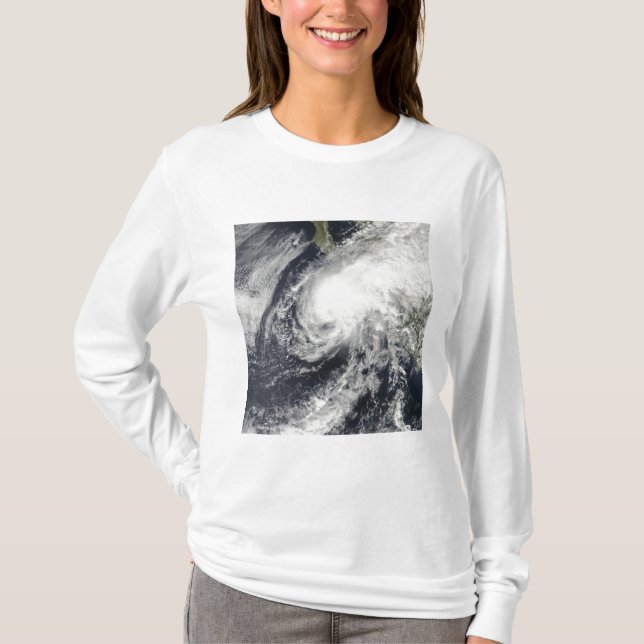 Tropical Storm Rick approaching Mexico T-Shirt (Front)