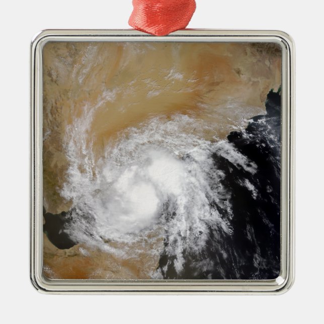 Tropical Storm Three in the northern Indian Oce Metal Ornament (Front)