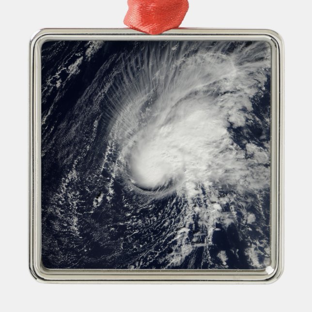 Tropical Storm Zeta Metal Ornament (Front)