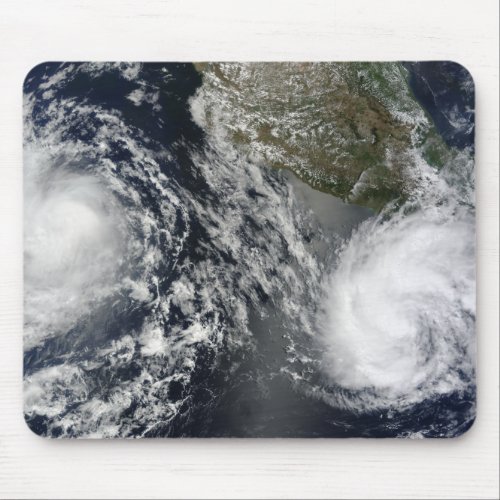 Tropical Storms Blas and Celia Mouse Pad